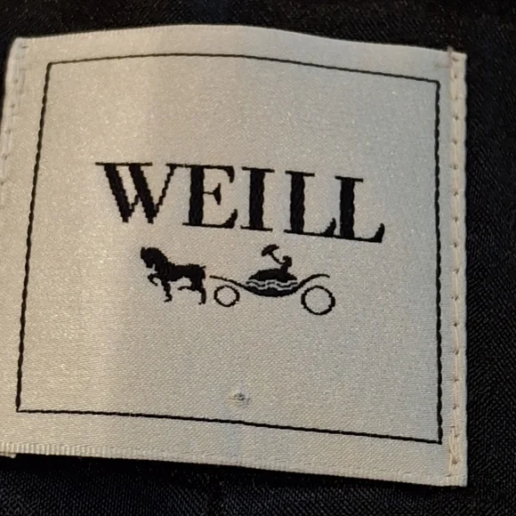 Vintage Weill Women's Long Sleeve Houndstooth Short Blazer Size EU 32 US 2/4 - Picture 10 of 13